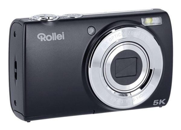 Rollei Powerflex Compact, 64 MP, 9248 x 6936 piksler, 5x, 5K Ultra HD, berøringsskjerm, svart