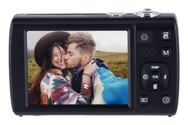 Rollei Powerflex Compact, 64 MP, 9248 x 6936 piksler, 5x, 5K Ultra HD, berøringsskjerm, svart
