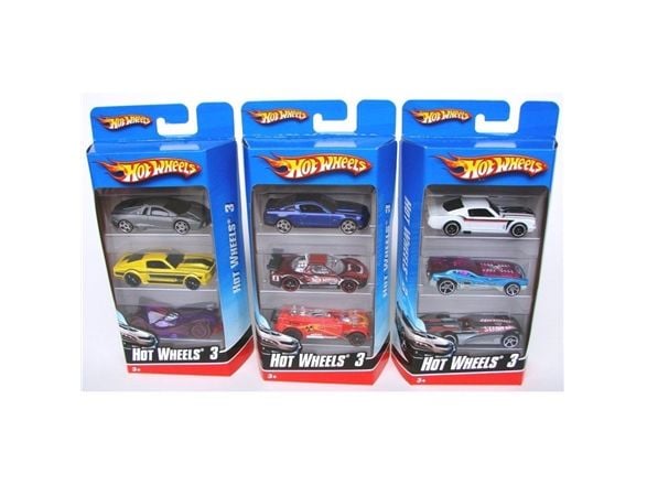 Mattel HOT WHEELS sett med tre biler, K5904