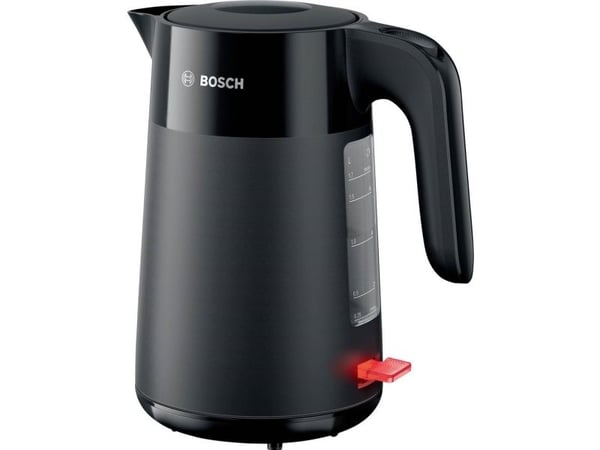 Bosch TWK2M163, 1,7 l, 2400 W, Svart, Plast, Vannivåindikator, Overopphetingsbeskyttelse