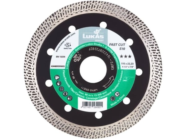 LUKAS-ERZETT A344091151110013 DiamantFAST CUT S10 115 diamant kappeskive 1 stk