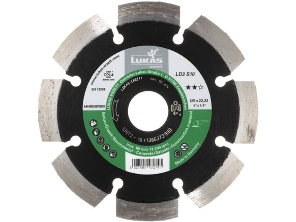 LUKAS-ERZETT A344133502210163 diamantblad LD3 S10 350x25,40x10
