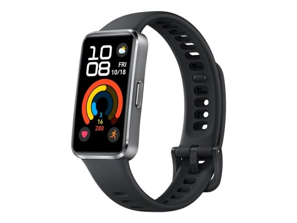 Huawei Band 10 - Polymer - aktivitetssporer med stropp - fluorelastomer - håndleddstørrelse: 130-210 mm - display 1.47" - Bluetooth - 14 g - svart