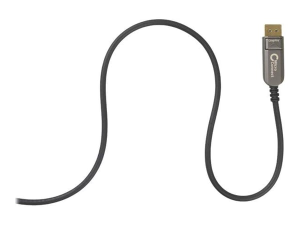 MicroConnect Premium - HDMI-kabel - HDMI hann vernehette til HDMI hann vernehette - 50 m - hybridkobber / fiberoptikk - svart - 1080p-støtte, aktiv...