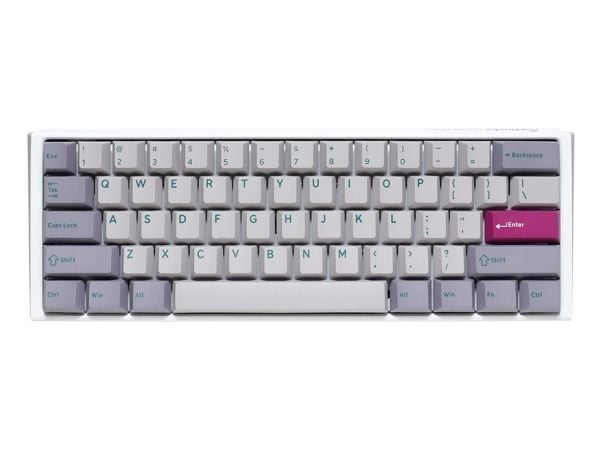 Ducky One 3 Mini, Mini, Langallinen, USB, Mekaaninen, RGB LED, Harmaa