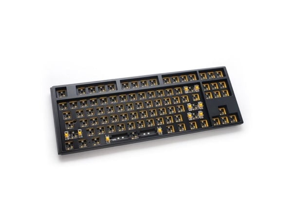 Ducky One 3 Hot-Swap Barebone TKL, 80%, Koblet med ledninger (ikke trådløs), USB, Mekanisk nøkkelbryter, RGB LED, Sort