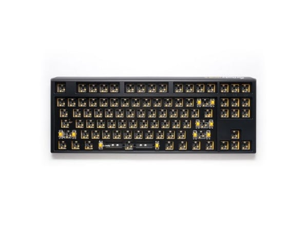 Ducky One 3 Hot-Swap Barebone TKL, 80%, Koblet med ledninger (ikke trådløs), USB, Mekanisk nøkkelbryter, RGB LED, Sort