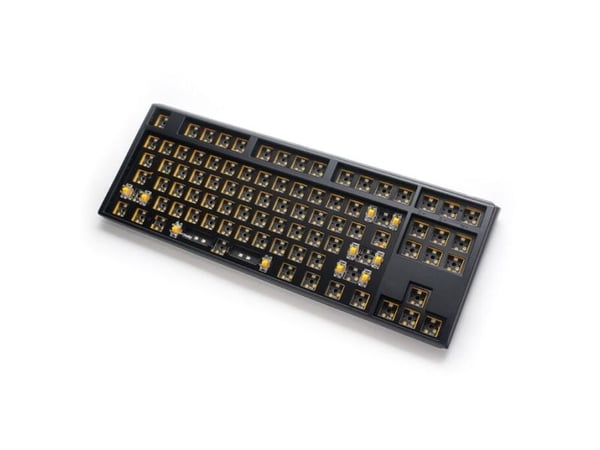 Ducky One 3 Hot-Swap Barebone TKL, 80%, Koblet med ledninger (ikke trådløs), USB, Mekanisk nøkkelbryter, RGB LED, Sort