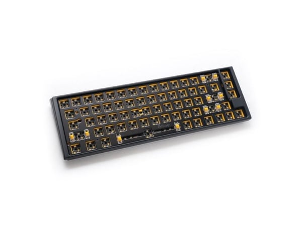 Ducky One 3 Hot-Swap Barebone SF, 65%, Koblet med ledninger (ikke trådløs), USB, Mekanisk nøkkelbryter, RGB LED, Sort