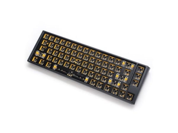 Ducky One 3 Hot-Swap Barebone SF, 65%, Koblet med ledninger (ikke trådløs), USB, Mekanisk nøkkelbryter, RGB LED, Sort