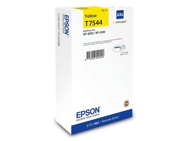 EPSON keltainen muste 69.0ml WF Pro 8090/8590, ''XXL''