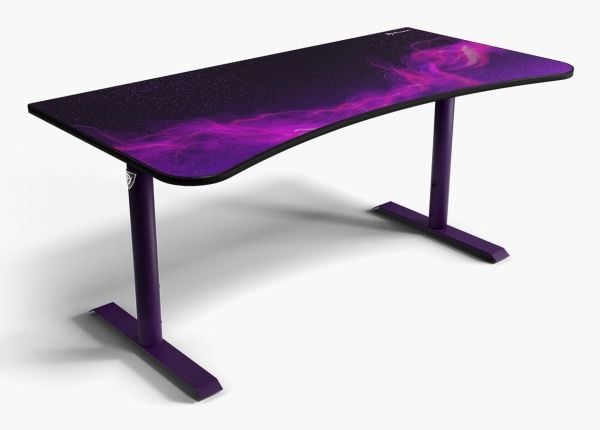 Arozzi Arena Gaming Desk - Large - Purple Galaxy