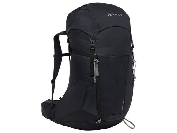 VAUDE Brenta 44+6, Innvendig ramme, Topp, Bakre polstring, Turgåing, Sort, Voksen