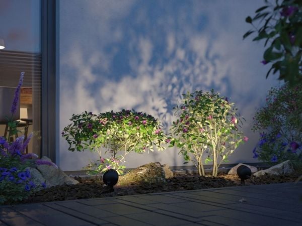 Paulmann Kikolo, Spotbelysning, Sort, Aluminium, Plast, Områdebelysning, Skyggebelysning, Trebelysning, Wall lighting, II, IP65