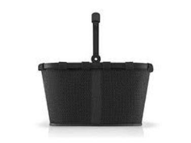 Reisenthel carrybag, musta, Alumiini, Polyesteri, Ostoskori, 22 L, 480 mm, 280 mm