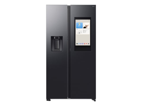 Samsung Series 9 RS90F67BEF, Frittstående, Amerikansk dør, Svart, 2 dører, Premium Black Steel, 36/64