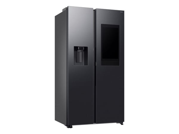 Samsung Series 9 RS90F67BEF, Frittstående, Amerikansk dør, Svart, 2 dører, Premium Black Steel, 36/64