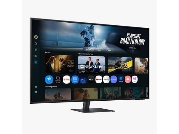 Samsung S43FM702UU - M70F Series - LED-skjerm - Smart - 43" - 3840 x 2160 4K UHD (2160p) @ 60 Hz - VA - 300 cd/m² - 3000:1 - HDR10 - 4 ms - 2xHDMI,...