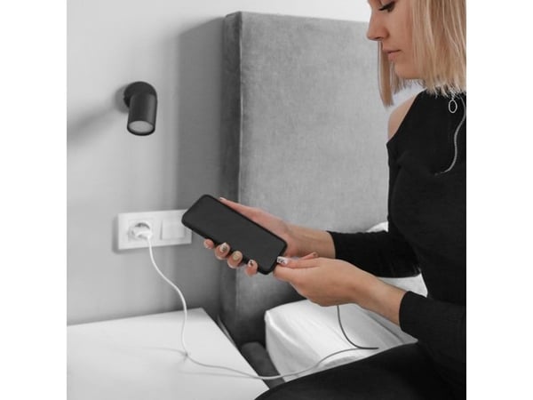 Qoltec - Strømadapter - super quick, 5-12V, 1.67A - 20 watt - 3 A - PD (USB-C) - hvit