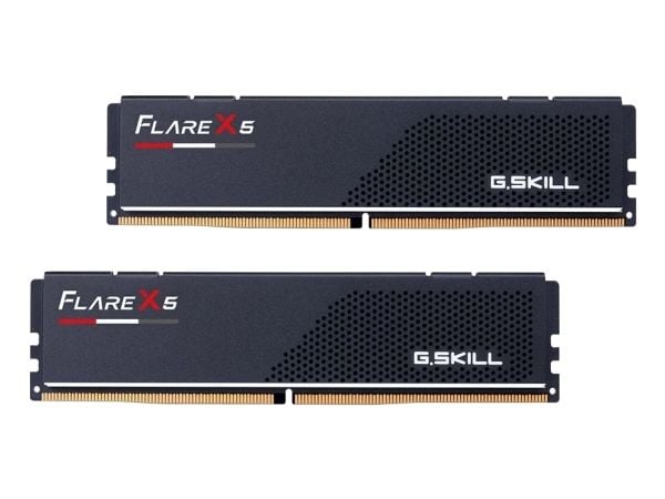 G.Skill Flare X5 - DDR5 - sats - 128 GB: 2 x 64 GB - DIMM 288-pin låg - 6000 MT/s / PC5-48000 - CL32 - 1.40 V - ej buffrad - icke ECC - mattsvart