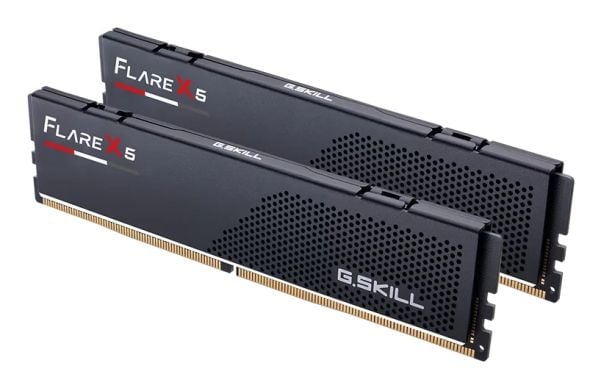 G.Skill Flare X5 - DDR5 - sats - 128 GB: 2 x 64 GB - DIMM 288-pin låg - 6000 MT/s / PC5-48000 - CL32 - 1.40 V - ej buffrad - icke ECC - mattsvart