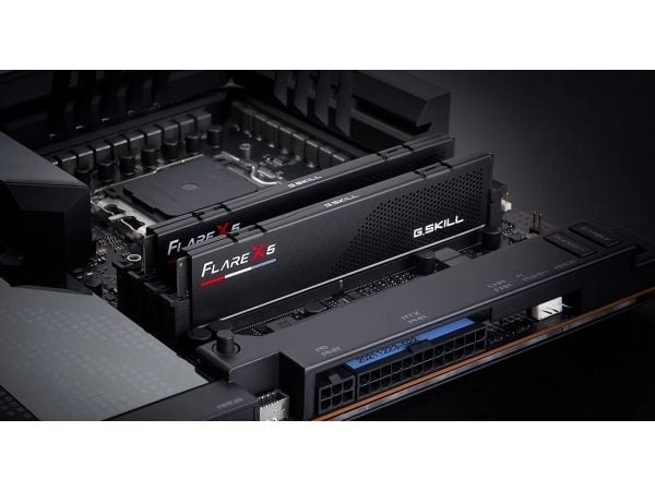G.Skill Flare X5 - DDR5 - sats - 128 GB: 2 x 64 GB - DIMM 288-pin låg - 6000 MT/s / PC5-48000 - CL32 - 1.40 V - ej buffrad - icke ECC - mattsvart