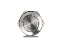 DeLOCK 22036, Trykknapkontakt, 2P, Ledningsført, Rustfrit stål, Rustfrit stål, IP65