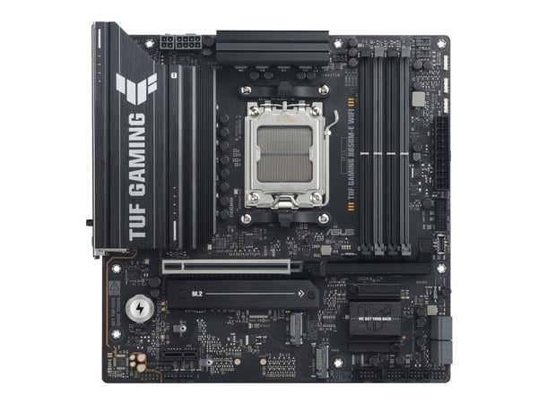 ASUS TUF GAMING B850M-E WIFI - Hovedkort - micro ATX - Socket AM5 - AMD B850 Chipset - USB-C 3.2 Gen2, USB-C 3.2 Gen 1, USB 3.2 Gen 2, USB 3.2 Gen ...