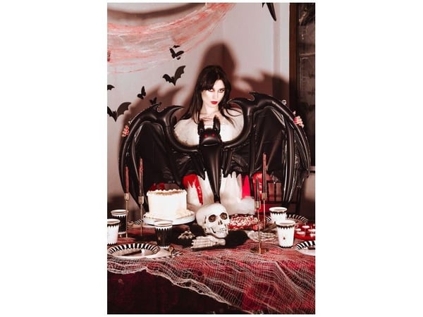 PartyDeco Bat, Party decoration kit, Foil, Black, Image, Animal, CE