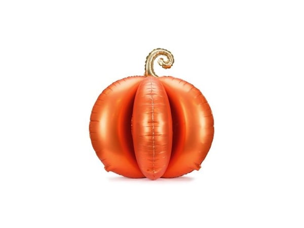 PartyDeco 3D Pumpkin, Dekorasjon, Folie, Oransje, Monokromatisk, Halloween, 90 cm