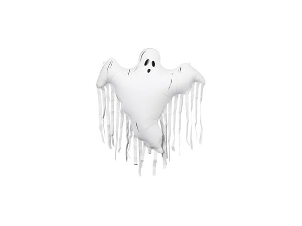 PartyDeco Ghost, Dekorasjon, Folie, Hvit, Bilde, Halloween, Alle kjønn