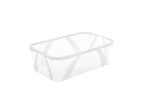 Rotho oppbevaringsboks med lokk 5 L ARCO transparent