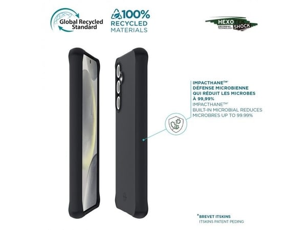 SPECTRUM R CASE FOR GALAXY S24 FE - SOLID BLACK MAT - SOFT BAG