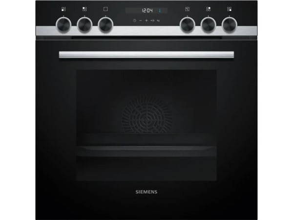 Siemens HE517BBS4 + EI645CFB6E, Sonebasert induksjon, 4 zone(s), Glass-keramikk, Sort, Berøringskontroll, 58,3 cm