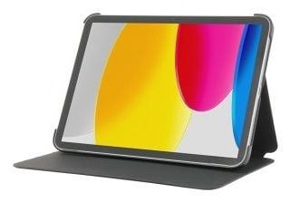 Mobilis RE.LIFE - Lommebok for nettbrett - øko-design, med klaff - kunstlær - svart - for Apple 11-inch iPad Air (M2, M3)