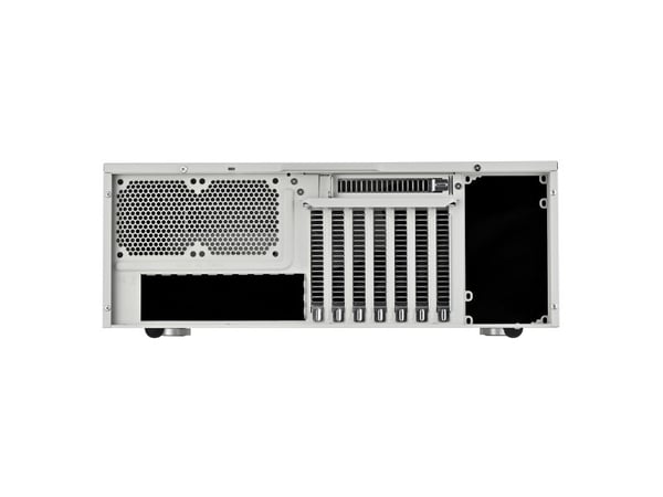 SilverStone FLP01 - Tower - ATX - ingen strømforsyning (ATX / PS/2) - hvit - USB/lyd