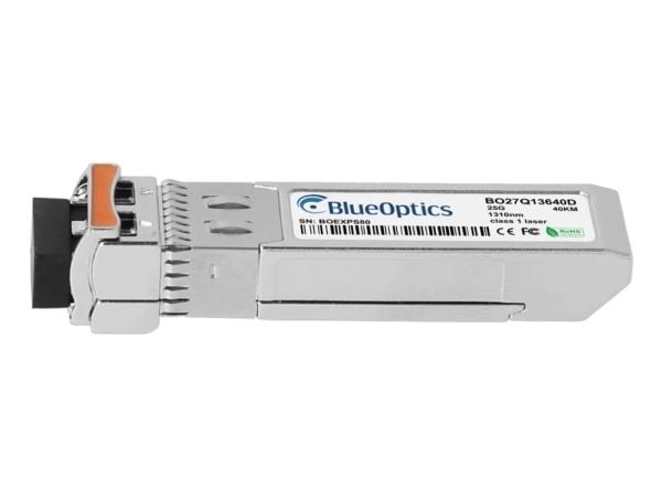 BlueOptics BO27Q13640DIN, Fiber optisk, 25000 Mbit/s, SFP28, LC, ER, 40000 m