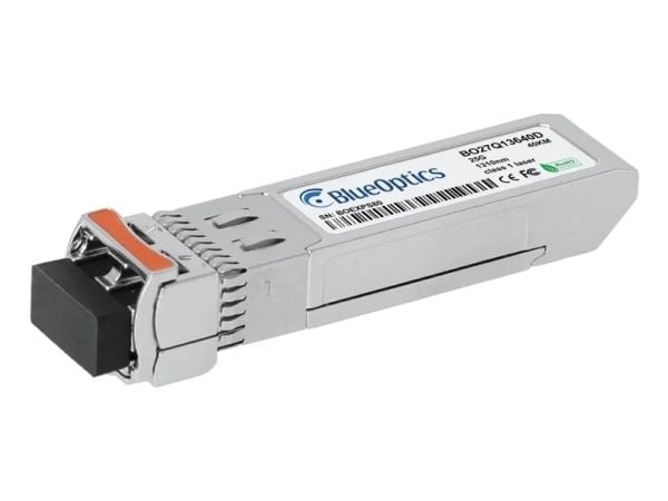 BlueOptics BO27Q13640DIN, Fiber optisk, 25000 Mbit/s, SFP28, LC, ER, 40000 m
