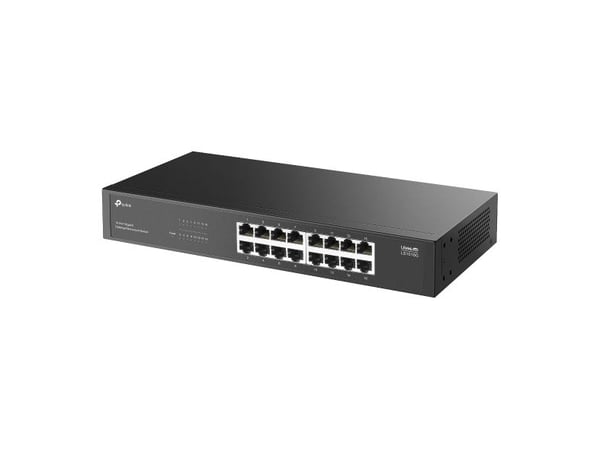 TP-Link LS1016G, ostyrd, Gigabit Ethernet (10/100/1000), rackmontering