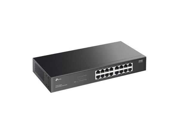 TP-Link LS1016G, ostyrd, Gigabit Ethernet (10/100/1000), rackmontering