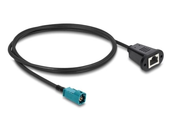 Delock-kaapeli HSD Z uros RJ45 naaras 1 m