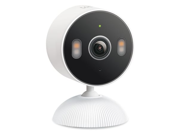 TP-Link Tapo C113, IP-sikkerhetskamera, Inne & Ute, Trådløs, Tak/vegg/skrivebord, Hvit, Værbestandig