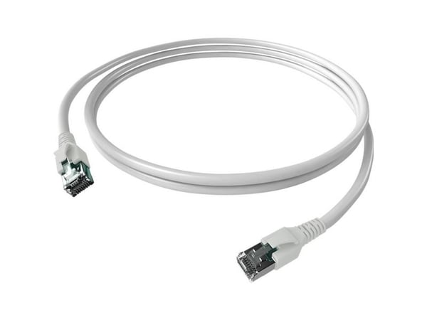 EasyLan CP1KWBWBW0015, 1,5 m, Cat6a, S/FTP (S-STP), RJ-45, RJ-45, Hvit