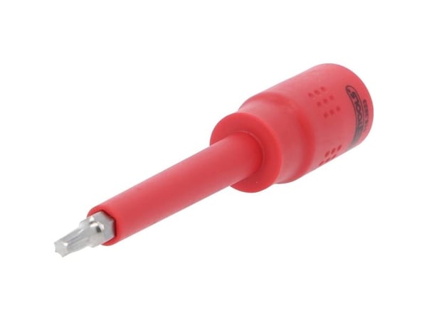 KS Tools 118.3823, 1 stykker, Torx, 3/8", T25, Kromvanadiumstål, 122 mm