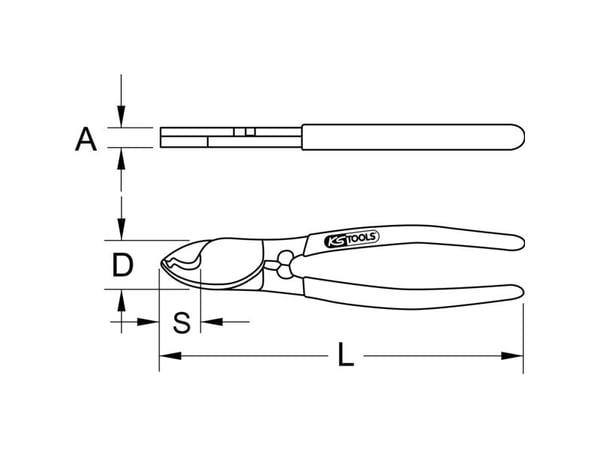 KS Tools KS TOOLS 118.0091 Kaapelileikkuri
