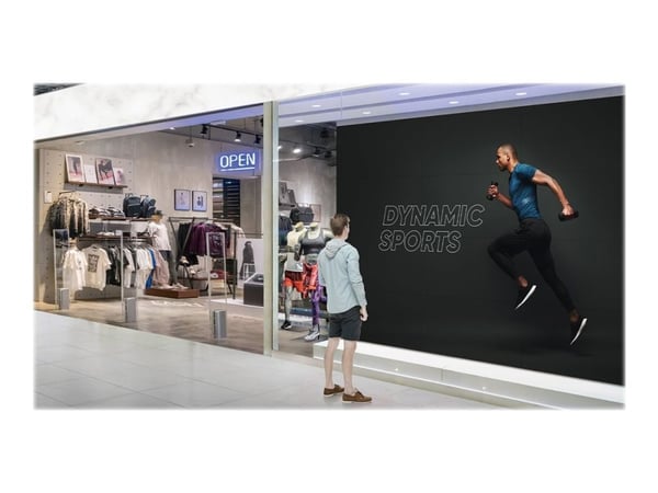 LG 55VL5F-A - 55" Diagonal klass VL5F Series LED-bakgrundsbelyst LCD-skärm - digital skyltning - 1080p 1920 x 1080 - svart