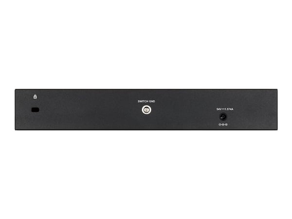 D-Link Web Smart DGS-1210-08P - Switch - Styrt - 8 x 10/100/1000 (PoE) + 2 x Gigabit SFP - stasjonær, rackmonterbar - PoE (45 W)