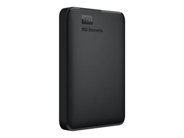 Western Digital Elements Portable, 1 TB, 2.5", 3.2 Gen 1 (3.1 Gen 1), Musta