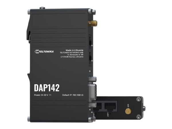 Teltonika DAP142 - Trådløst tilgangspunkt - industriell - 100Mb LAN, PPP - Wi-Fi - vegg- / DIN-skinnemonterbar