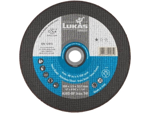 LUKAS-ERZETT T41 skjæreskivesett 300 mm 22,23 mm A30S-BF AT010003 10 stk